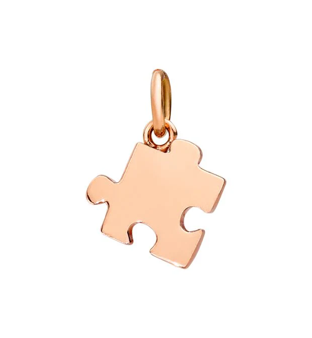 Dodo Charm Puzzle Oro Rosa 9kt Sinistro - immagine 2